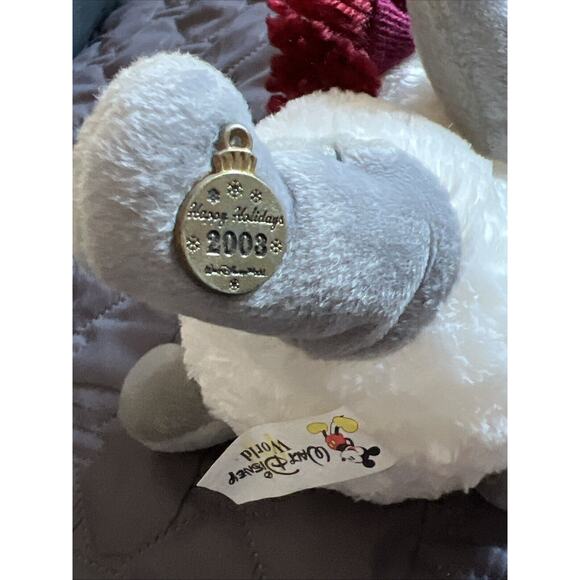 DISNEY World Theme Park Eeyore Snowman Christmas Beanbag Plush 2003 Vintage - Picture 4 of 7